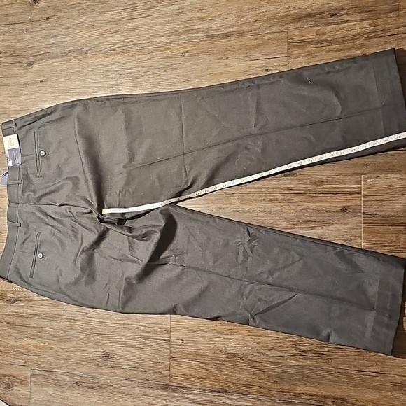 NWT Mens Stafford Performance Microtwill Classic Gray Dress Pants Sz 38×34 - Picture 6 of 7